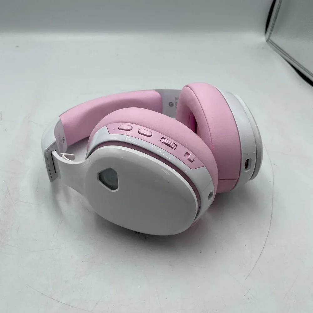 Gtheos Captain 300 Wireless Gaming Headset Pink White USB Over-Ear for PS5 & PS4
